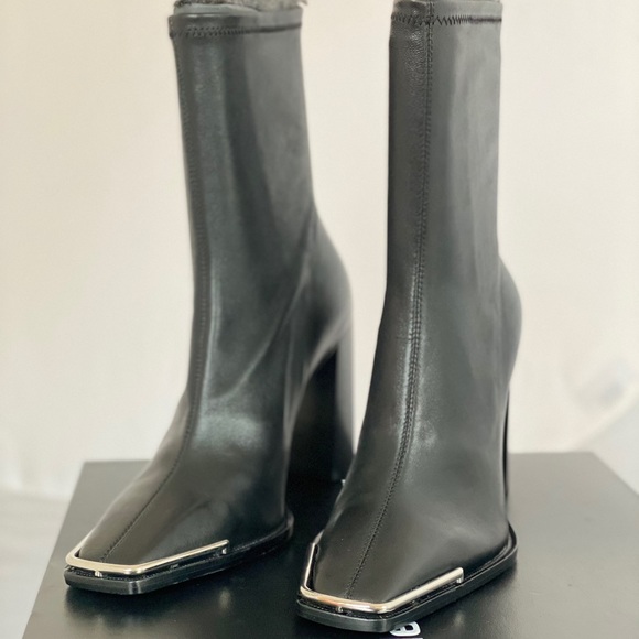 Alexander Wang Black Nappa Mascha Boots 